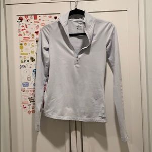 Light Blue Nike Dri-fit half zip